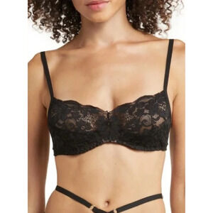We Are HAH | Free People Black Lace Hook Up Bra Lingerie, Fits Sizes 30-38B
